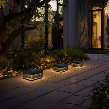 Dimmable Solar Outdoor Lamp with Remote - Ideal for Gardens, Patios, and Courtyards