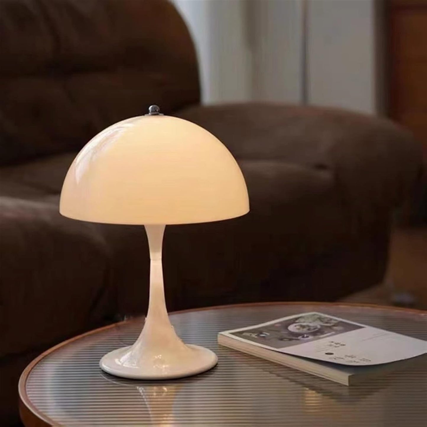 Bauhaus Mushroom Lamp – Rechargeable, Elegant & Touch-Controlled