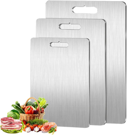 Rayvia Stainless Steel Cutting Board – Durable, Hygienic & Easy-to-Clean Kitchen Essential