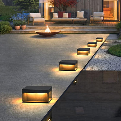 Dimmable Solar Outdoor Lamp with Remote - Ideal for Gardens, Patios, and Courtyards