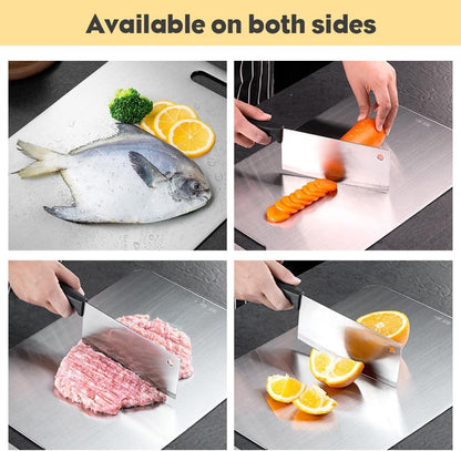 Rayvia Stainless Steel Cutting Board – Durable, Hygienic & Easy-to-Clean Kitchen Essential