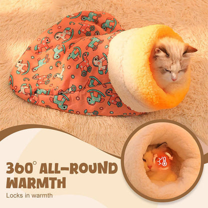 Pawelux CozyCat 3-in-1 Sleeping Bag – Comfortable Hideaway for Cats