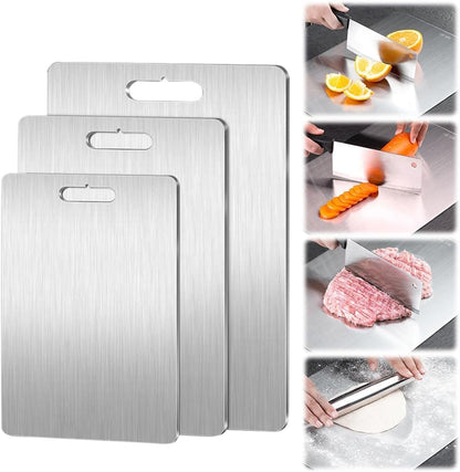 Rayvia Stainless Steel Cutting Board – Durable, Hygienic & Easy-to-Clean Kitchen Essential