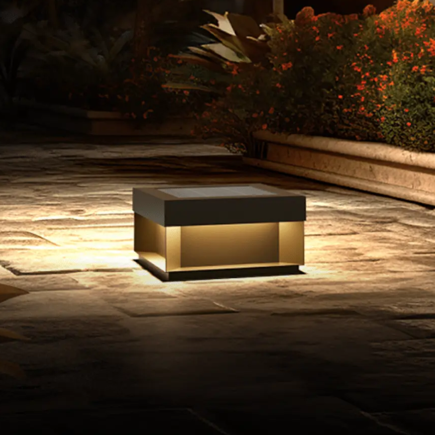 Dimmable Solar Outdoor Lamp with Remote - Ideal for Gardens, Patios, and Courtyards