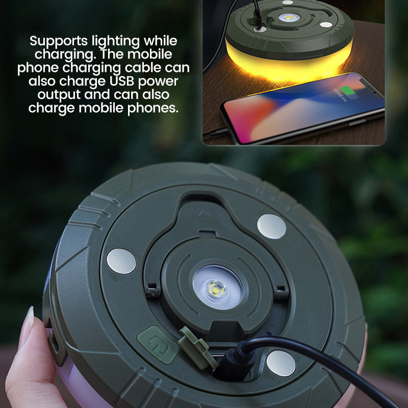 Outdoor Waterproof String Lights - Portable, Stowable, USB & Solar Rechargeable - USB-C Charge / 8 m / 315 in