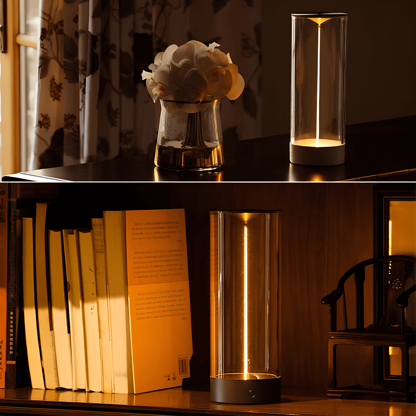 BeamLite Rechargeable Cordless LED Table Lamp – Modern Minimalist Design with Adjustable Brightness