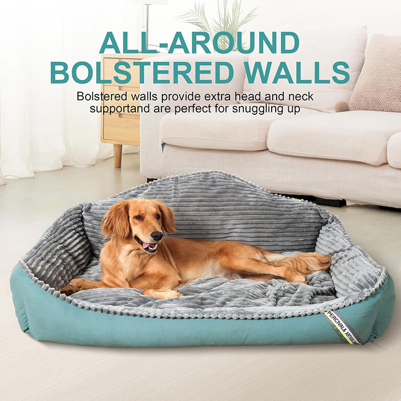 Pawelux All-Season Hypoallergenic Thick Dog Bed - Soft, Warm & Machine Washable