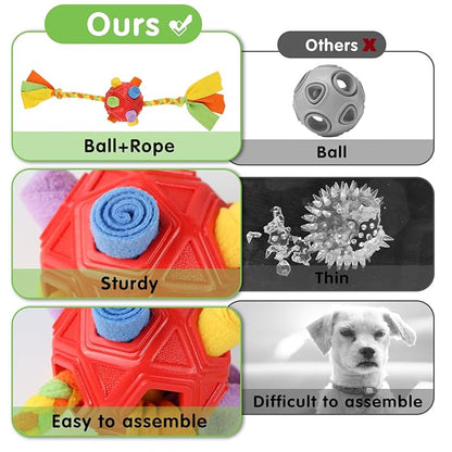 Pawellure Snuffle Toy - Interactive Dog Treat Puzzle for Mental Stimulation and Fun