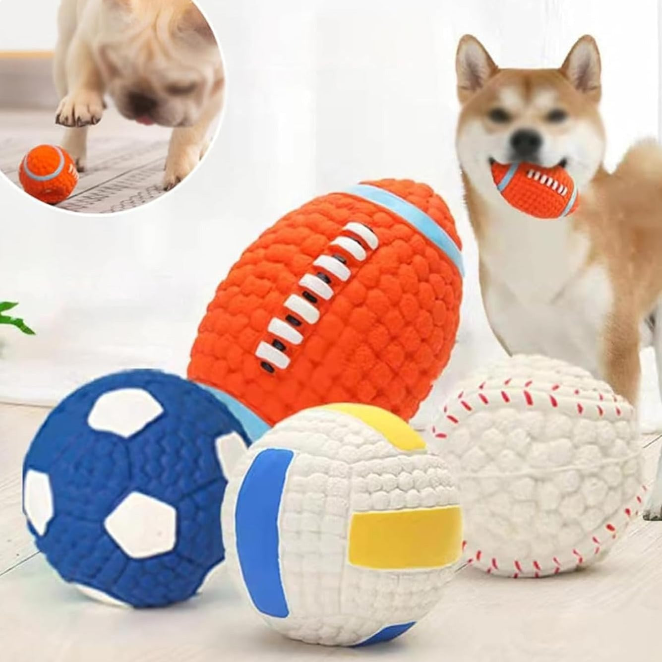 Pawelux Indestructible Chew Ball - Ultimate Toy for Aggressive Chewers and Dental Health