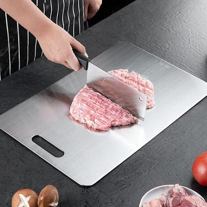 Rayvia Stainless Steel Cutting Board – Durable, Hygienic & Easy-to-Clean Kitchen Essential