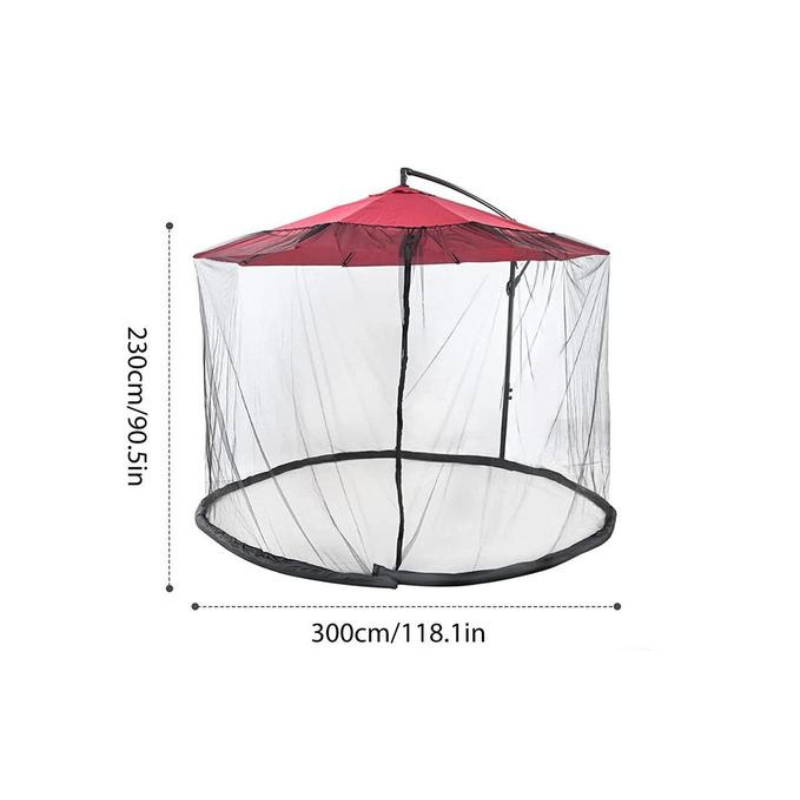 Rayvia Patio Umbrella Mosquito Net for Gardens