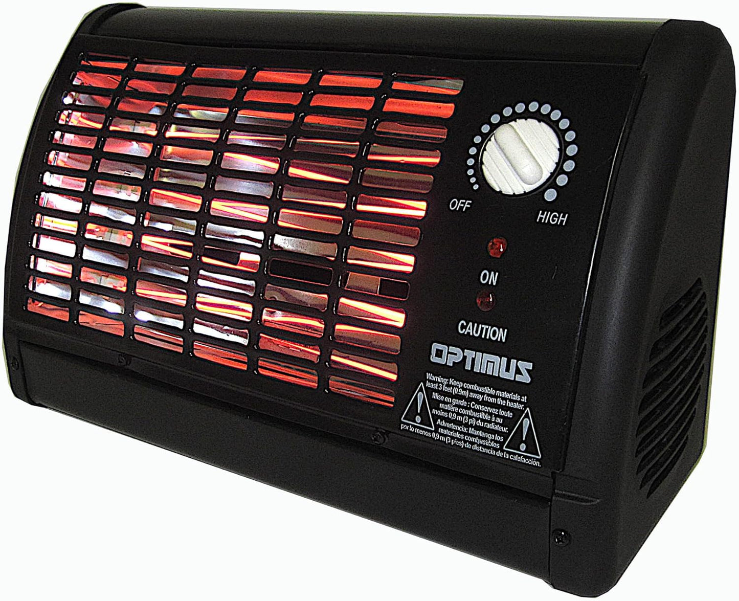 Royelux 1320W Portable Fan Heater with Thermostat - Default Title