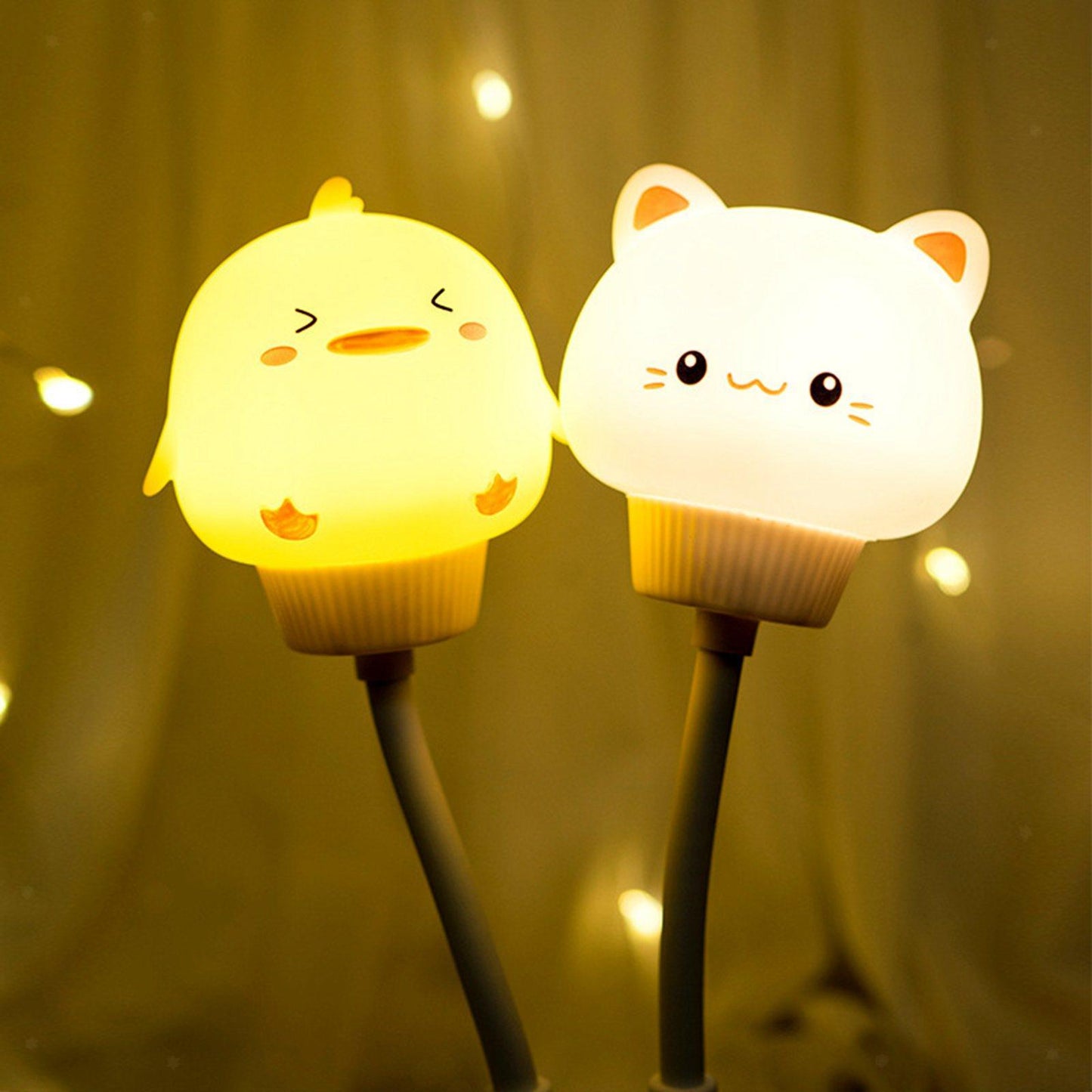 Royaleva USB-Powered Cute Animal Night Light with Adjustable Brightness – Cozy LED for Bedroom