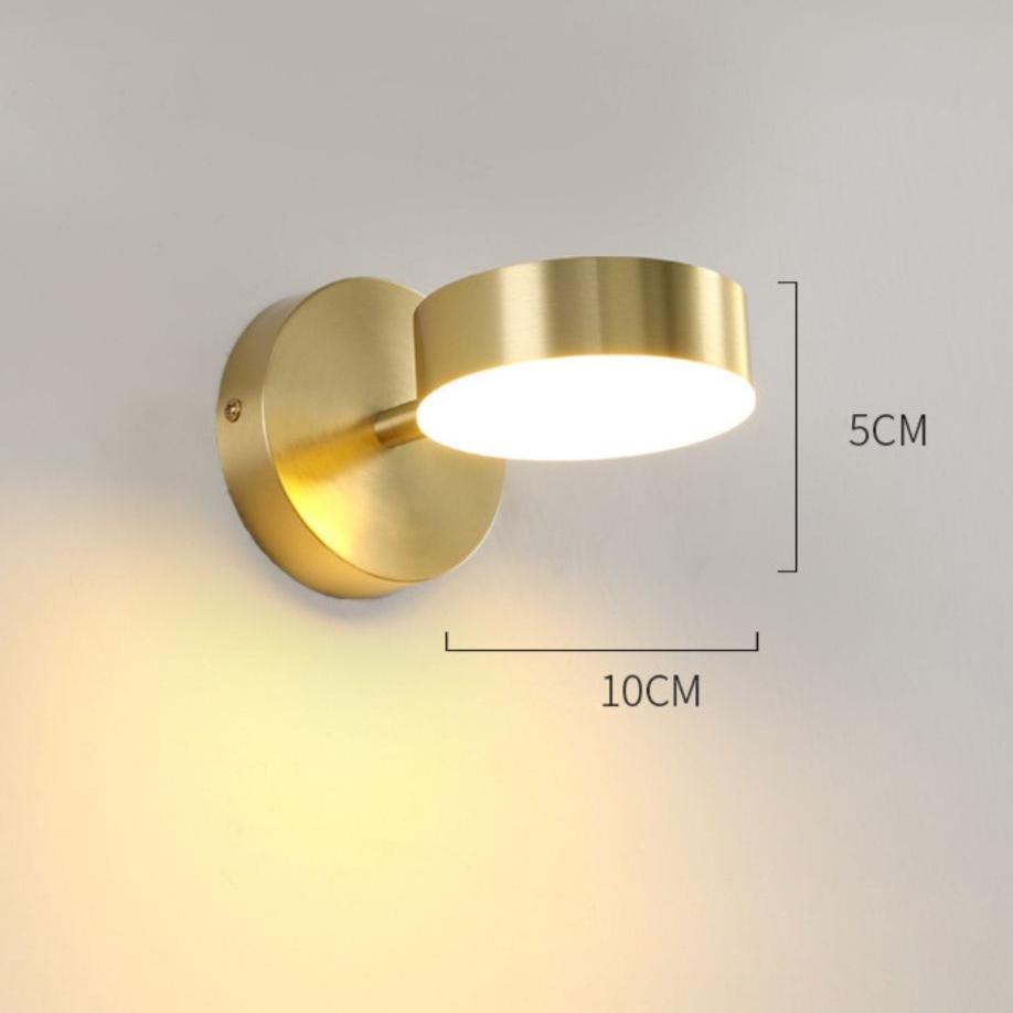 Royelux Aurora Modern Wall Light - Elegant, Soft Ambient LED Lighting Fixture - Type B / Gold / Warm white