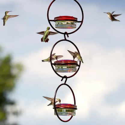 Royallure Hummingbird Feeder - Elegant, Bee-Proof and Easy to Clean Nectar Haven for Your Garden