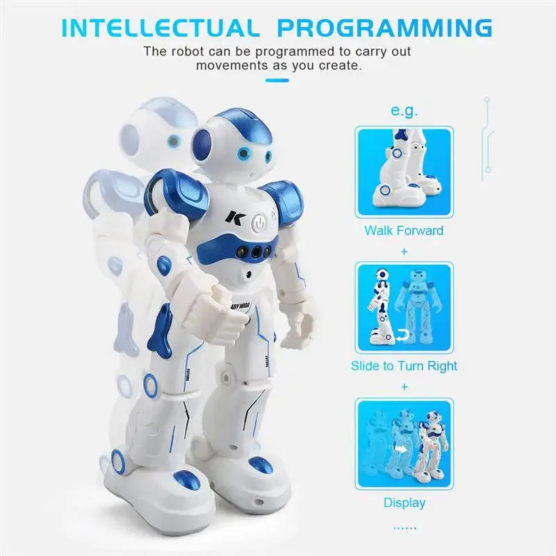 Royallure Smart Interactive Robot Toy for Kids – Gesture Control, Obstacle Avoidance & LED Eye Lights