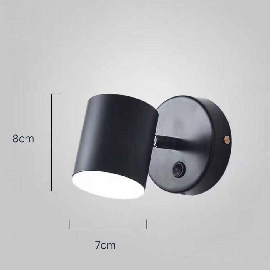 Royelux Aurora Modern Wall Light - Elegant, Soft Ambient LED Lighting Fixture - Type A / Black / Cool white