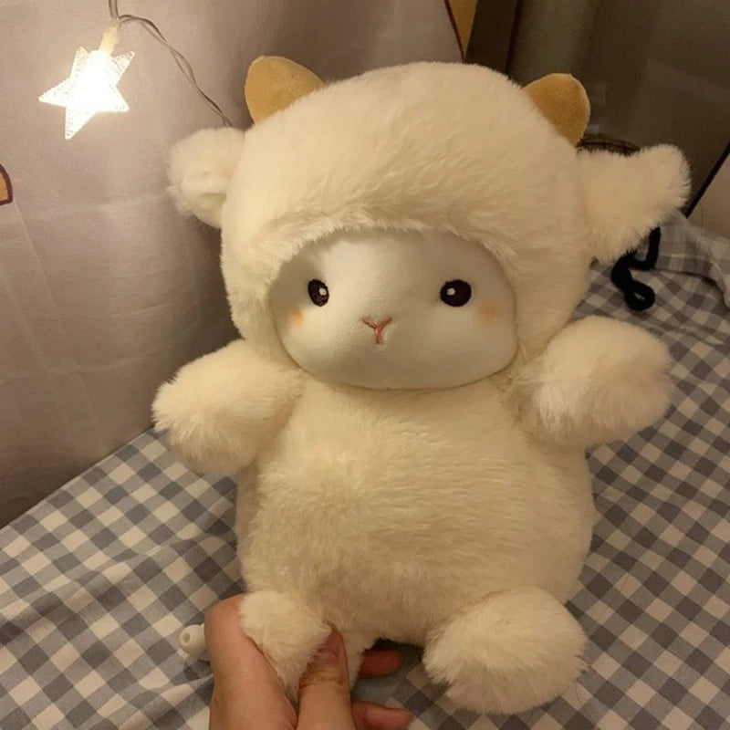 Royelux Sheep Plush Doll Pillow - Soft & Kawaii 25cm Stuffed Animal Toy