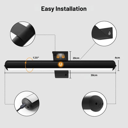 Wireless LED Rechargeable Picture Light with Remote Control - Perfect for Art and Photos