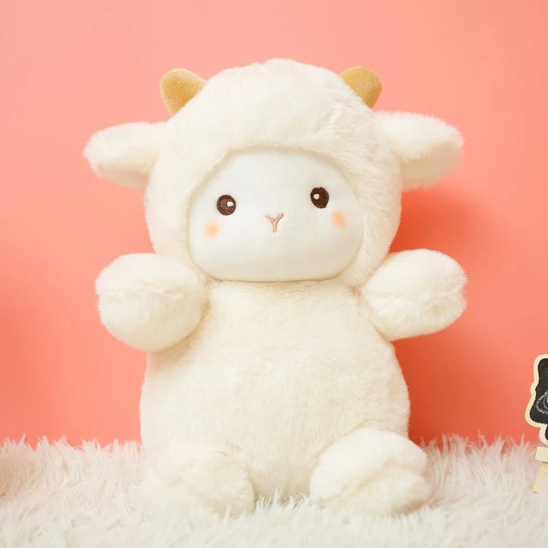 Royelux Sheep Plush Doll Pillow - Soft & Kawaii 25cm Stuffed Animal Toy