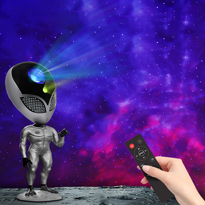 RoyaleGlow Alien Space Projection Lamp with Interactive Voice Control