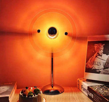 Rayvia Bauhaus-Inspired Glow Lamp - Retro LED Ambiance Light with Adjustable Neck