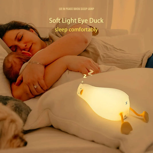 Benson Lying Flat Duck Night Light: A Cute &amp; Functional Companion - Default Title