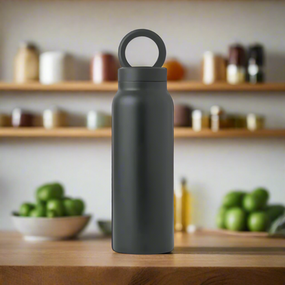 Rayvia Insulated Water Bottle – 2-in-1 Thermal Flask with Built-in Magnetic Phone Holder