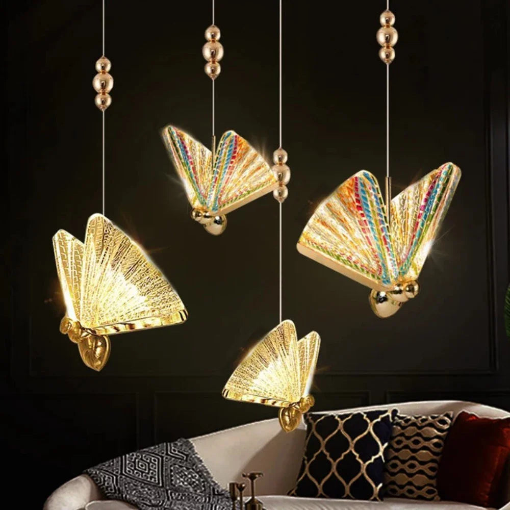 Royallure Butterfly Pendant Hanging Light Lamp Chandelier