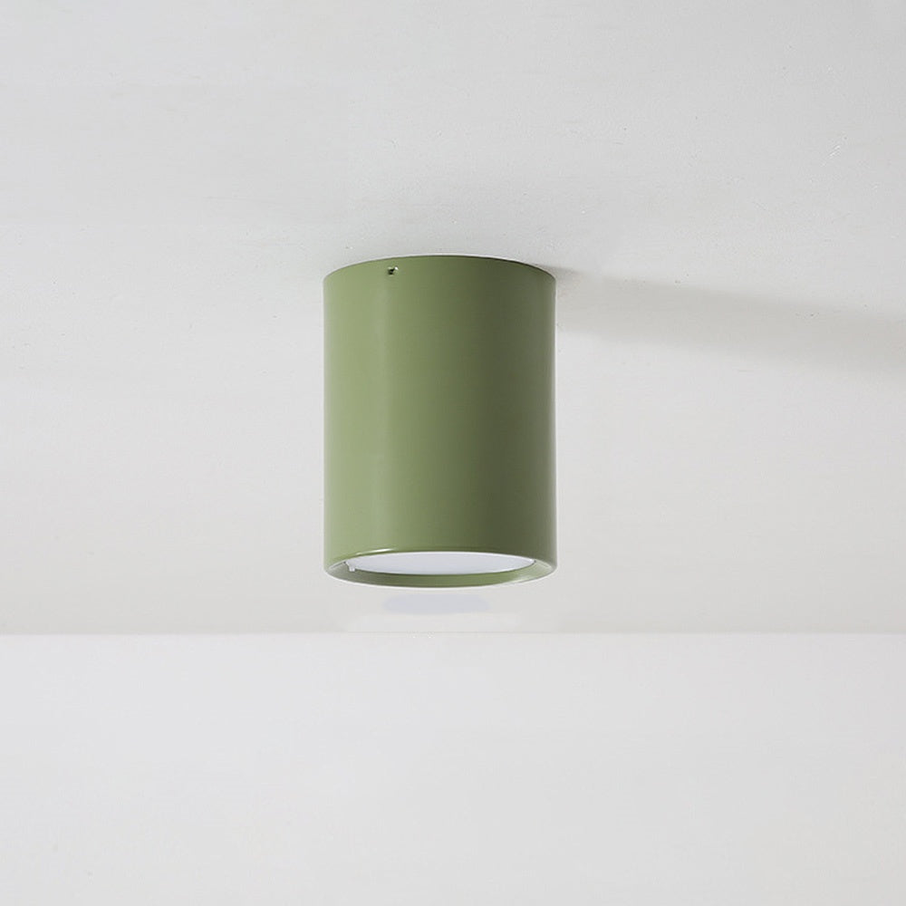 Royallure Mini Column LED Ceiling Light - Elegant Illumination for Your Space - Green / ∅ 5.5″ x H 5.9″ / D14cm*H15cm / Three-Color Changing