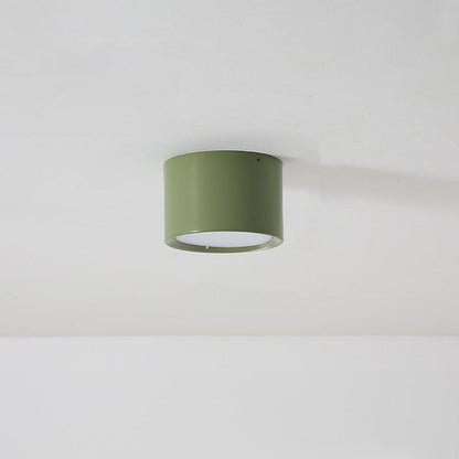 Royallure Mini Column LED Ceiling Light - Elegant Illumination for Your Space - Green / ∅ 5.5″ x H 3.1″ / D14cm*H8cm / Three-Color Changing