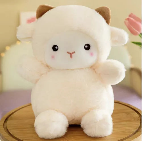 Royelux Sheep Plush Doll Pillow - Soft & Kawaii 25cm Stuffed Animal Toy