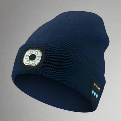 Rayvia Bluetooth Beanie – Wireless Music Hat with LED Light for Hands-Free Convenience