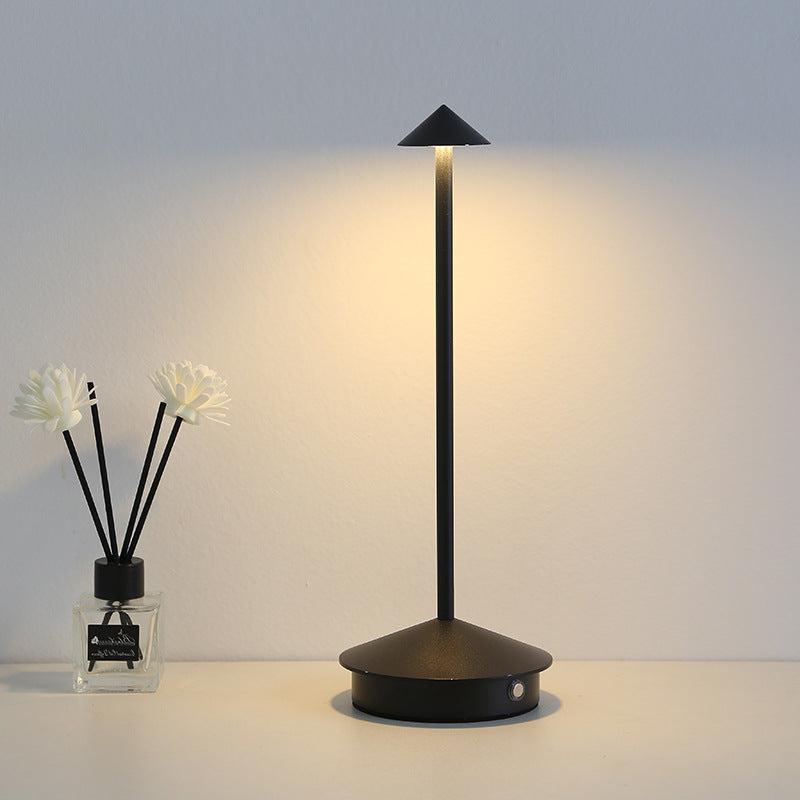 Portable Table Lamp - Cordless Touch Lamp with Dimmable Pina Pro Inspired - Black