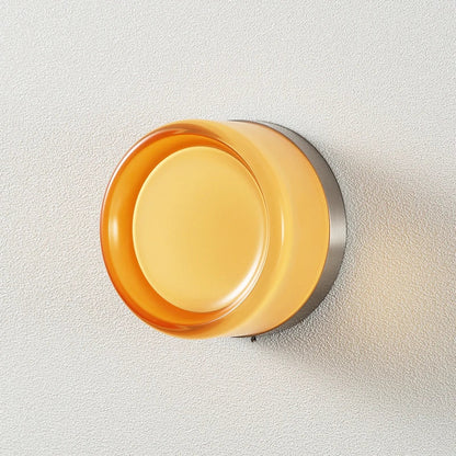 Dimpled LED Wall Sconce - Modern Elegant Wall Mount Light - Amber