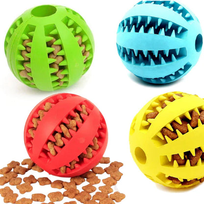 Pawellure Interactive Chew Ball for Dogs - Dental Health & Treat Dispenser Toy