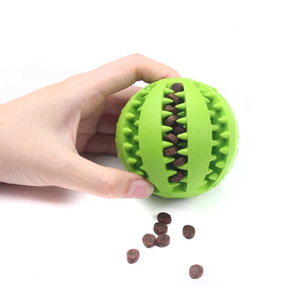 Pawellure Interactive Chew Ball for Dogs - Dental Health & Treat Dispenser Toy