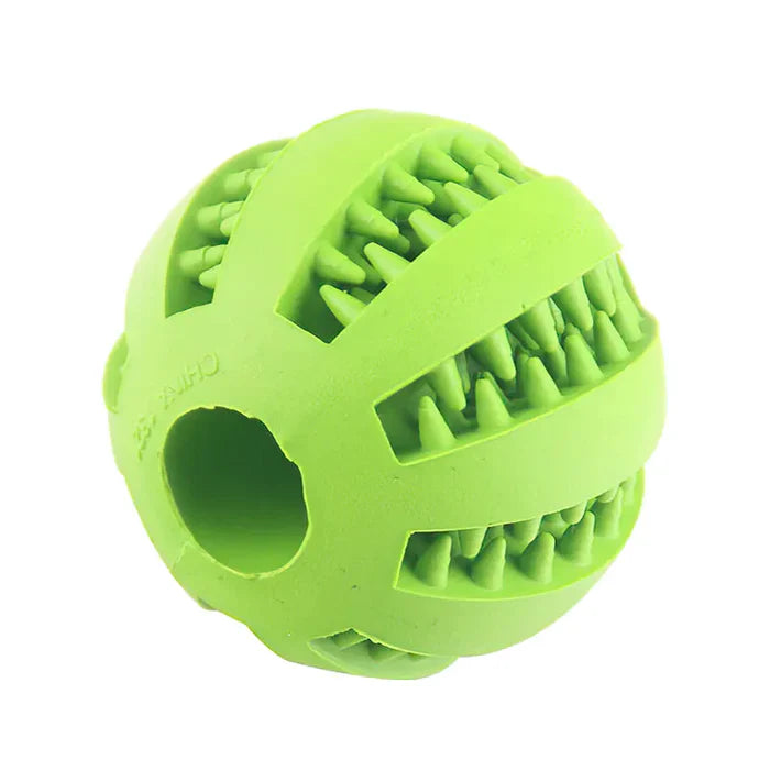 Pawellure Interactive Chew Ball for Dogs - Dental Health & Treat Dispenser Toy