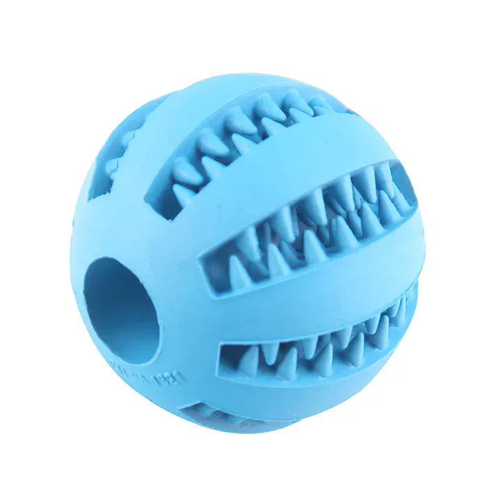 Pawellure Interactive Chew Ball for Dogs - Dental Health & Treat Dispenser Toy