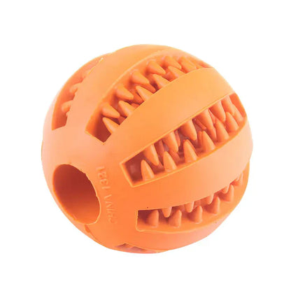 Pawellure Interactive Chew Ball for Dogs - Dental Health & Treat Dispenser Toy