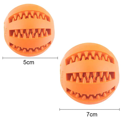 Pawellure Interactive Chew Ball for Dogs - Dental Health & Treat Dispenser Toy