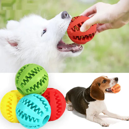 Pawellure Interactive Chew Ball for Dogs - Dental Health & Treat Dispenser Toy