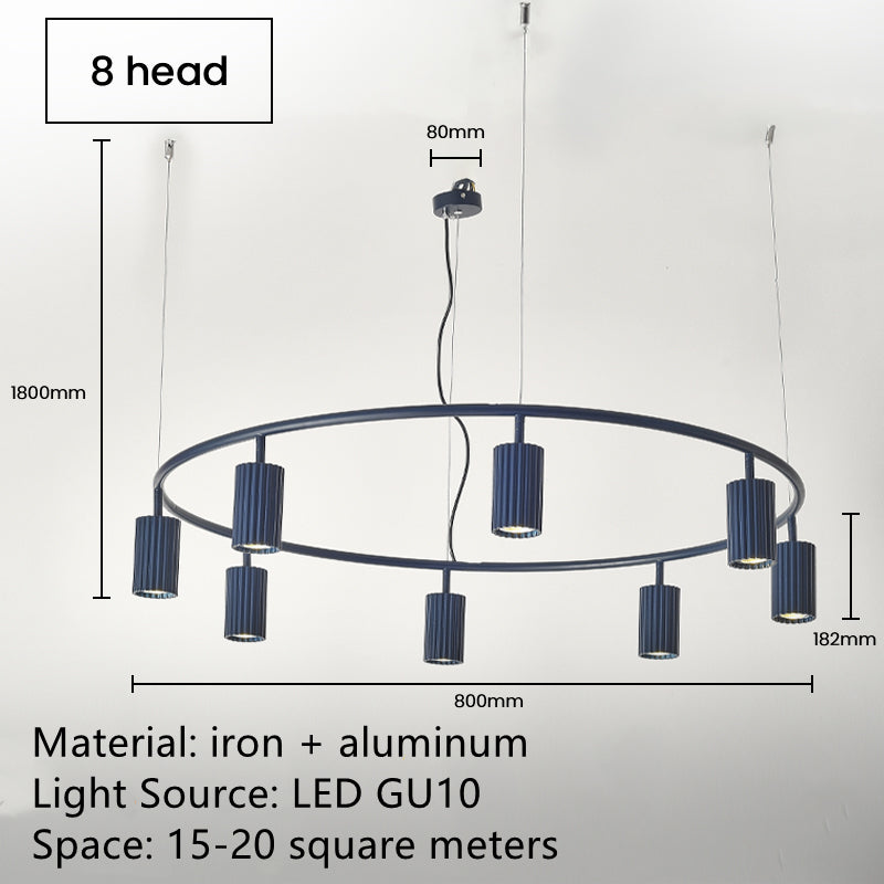 Royallure Elegant Scandinavian Ring Chandeliers - Modern Spotlight Lighting