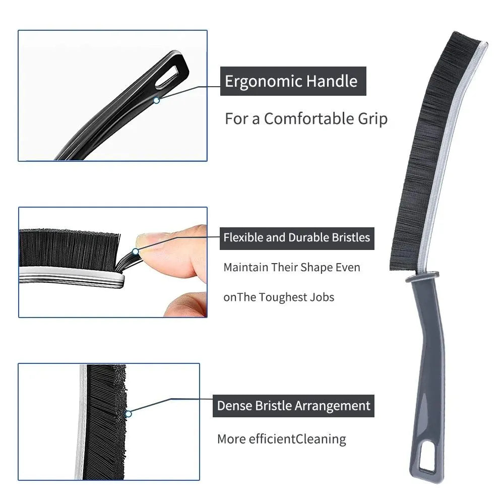 Royallure Grout & Corner Cleaning Brush - Ergonomic Design for Tough Stains