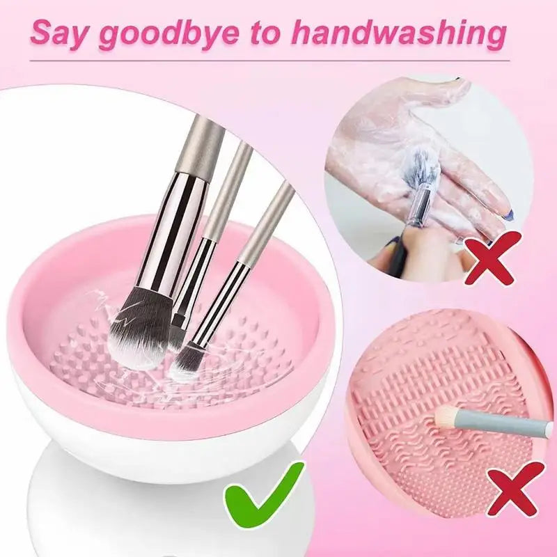 Royallure Electric Makeup Brush Cleaner – Ultra-Fast Automatic Spinner for Deep Cleaning & Hygiene