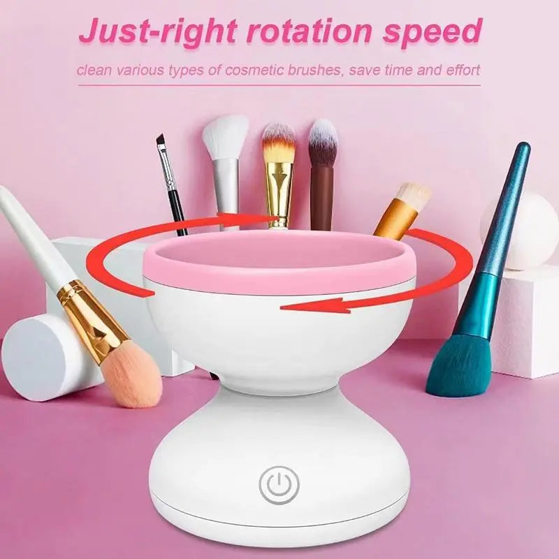 Royallure Electric Makeup Brush Cleaner – Ultra-Fast Automatic Spinner for Deep Cleaning & Hygiene