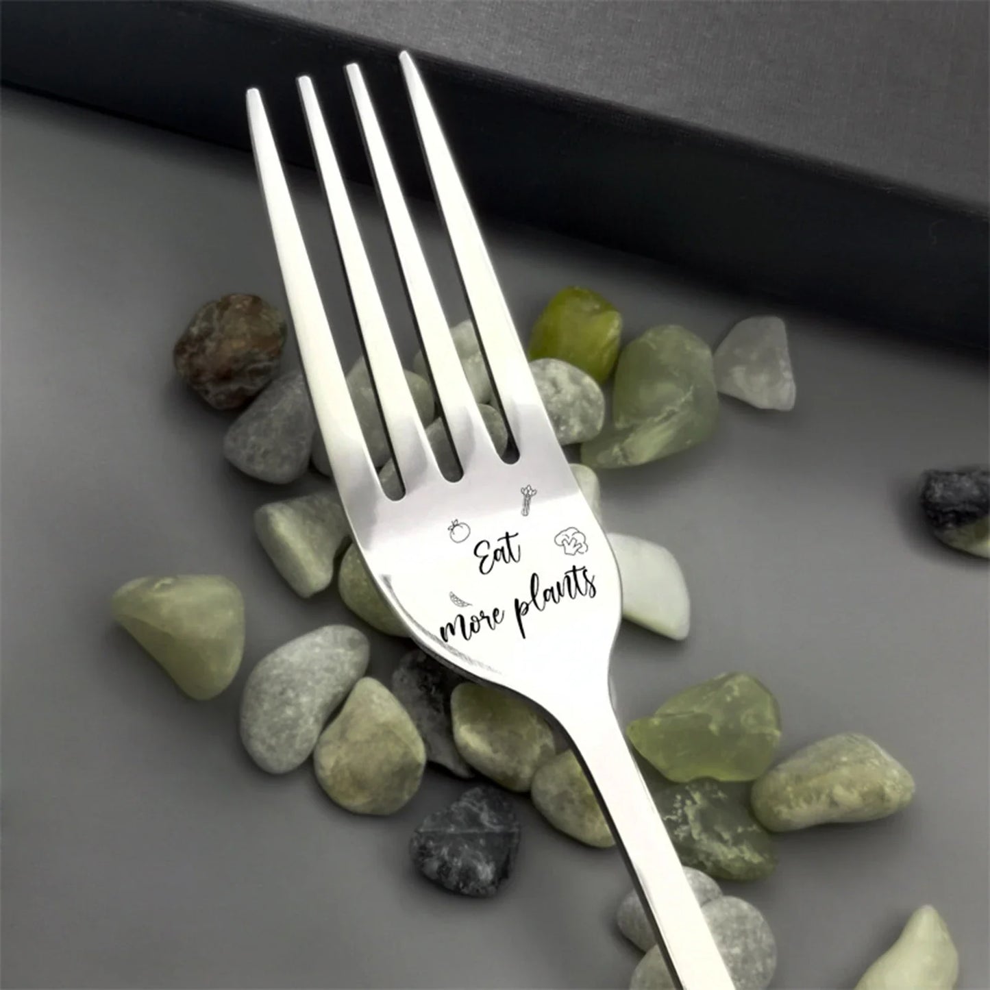 Royallure Engraved Love Fork - Unique Romantic Gift for Memorable Meals