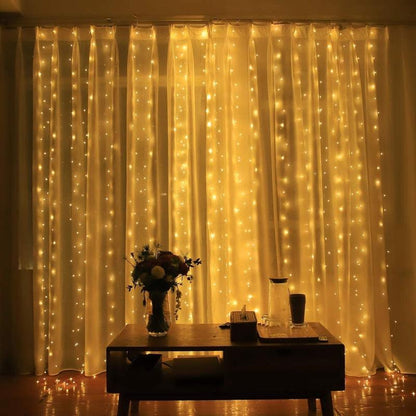 Royaleva Fairy Curtain Lights - Waterproof with 8 Lighting Modes