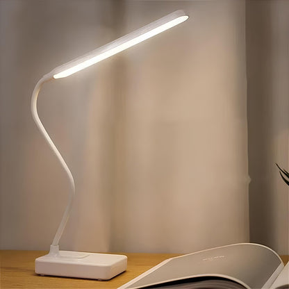 RoyaleGlow Goose Neck Desk Lamp - Adjustable Lighting with USB Rechargeable & Plug-In Options