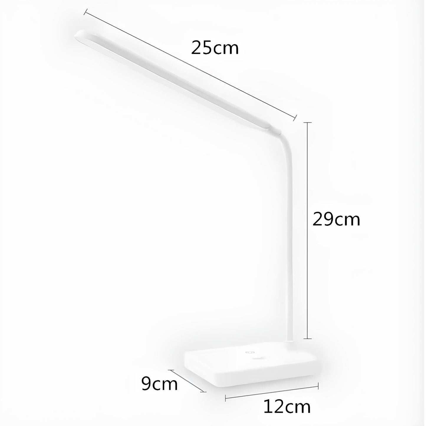 RoyaleGlow Goose Neck Desk Lamp - Adjustable Lighting with USB Rechargeable & Plug-In Options